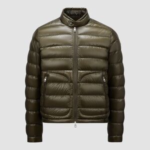 Moncler Olive Green Puffer Jacket
